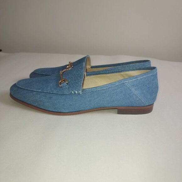 Sam Edelman " Loraine" washed Indigo Loafer. - Picture 5 of 6